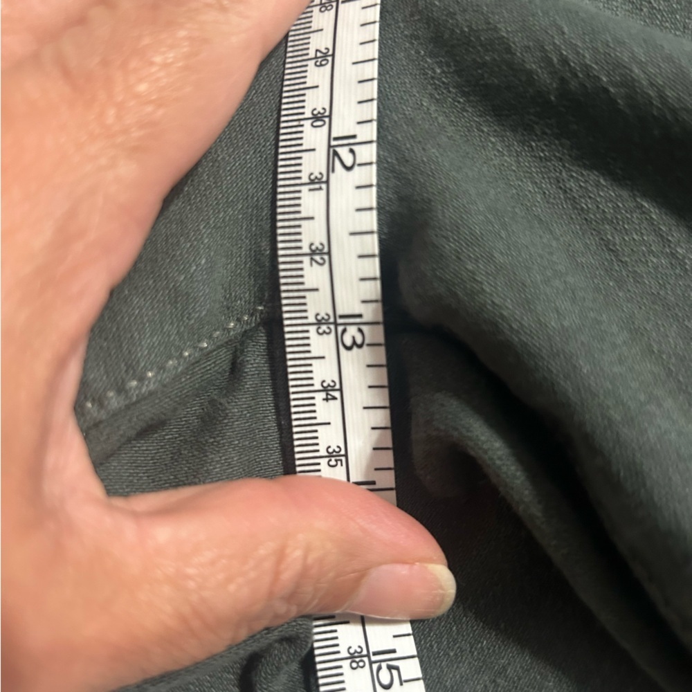 J.Crew Vintage Straight Jeans in Garment Fall Green Dyed Denim Womens Size 35 - Picture 15 of 16